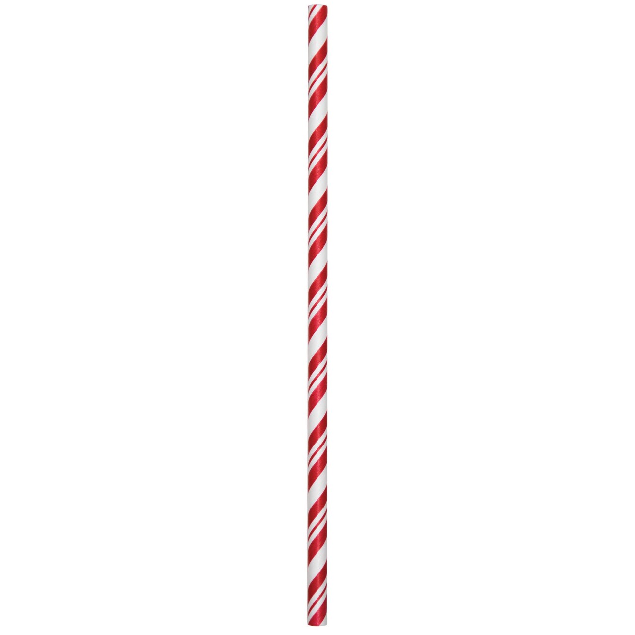 Party Central Striped Bendable Disposable Straw Party Favors - 7.75" - Red and White - Club Pack of 144